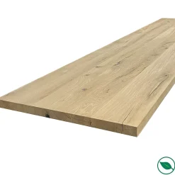 Plan de travail Chêne massif pleines lames 3000 x 800 x 40 mm
