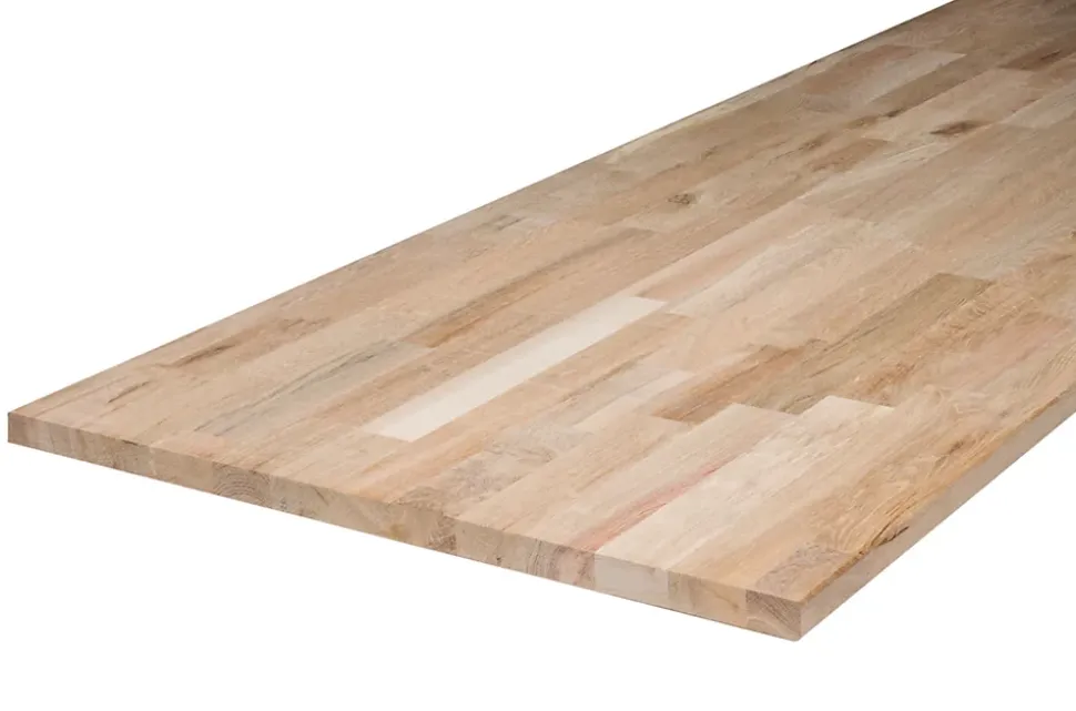 Plan de travail chêne massif L.250 x l.65 x Ép.3,6 cm