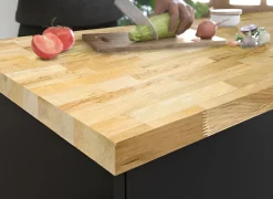 Plan de travail chêne massif L.250 x l.65 x Ép.3,6 cm