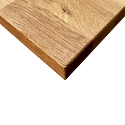 Plan de travail Chêne plaqué huilé, L.240 cm x l.63,5 cm, Ep.37 mm