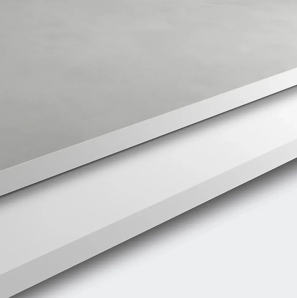 Plan de travail compact 1 face blanc / 1 face aspect pierre GoodHome Nepeta L.300 x l.62 x Ép.1,2 cm