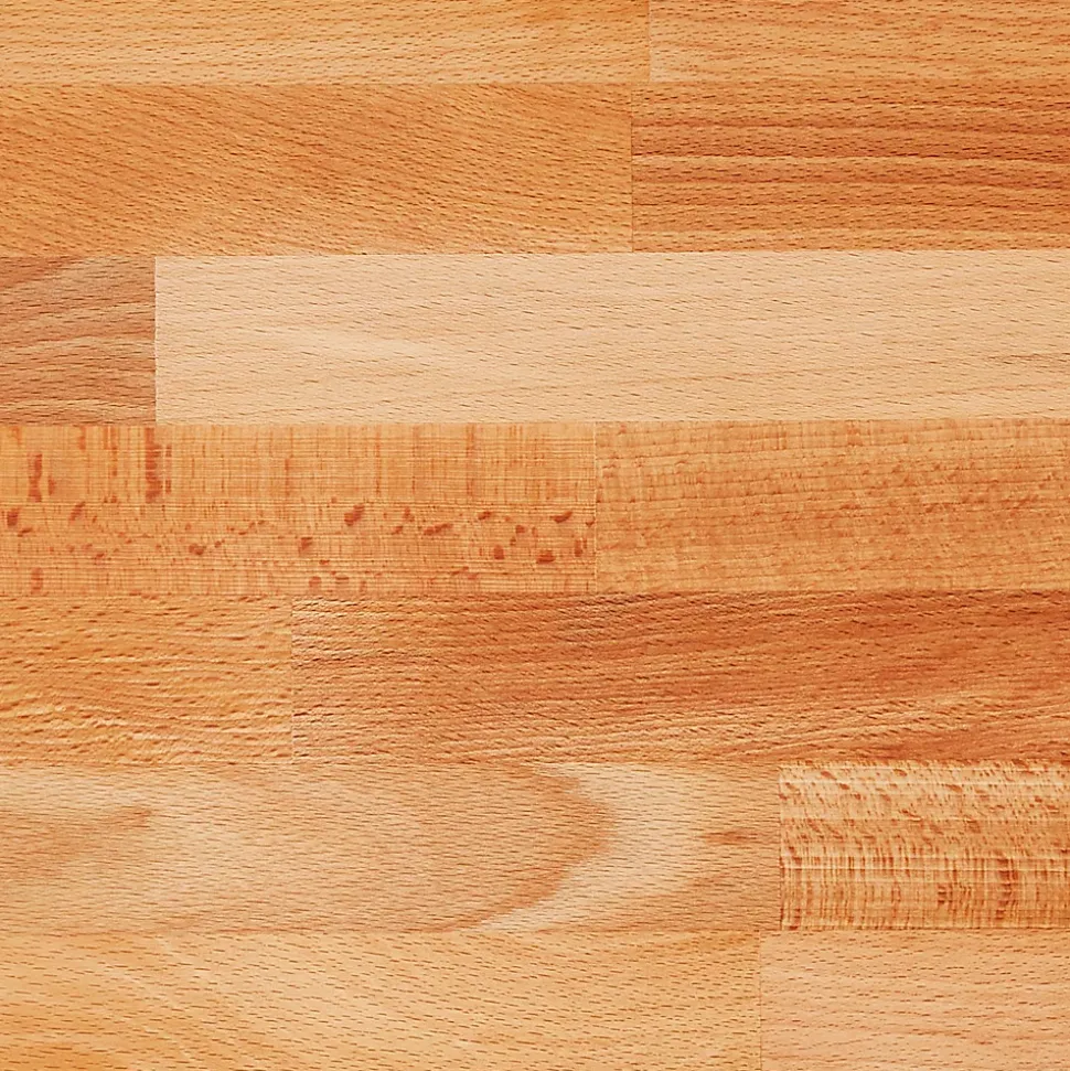 Plan de travail hêtre massif GoodHome Hinita L.260 x l.62 x Ép.4 cm