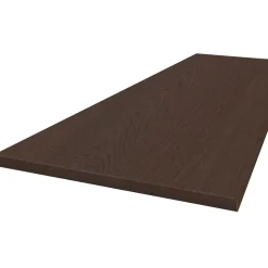 Plan de travail ilot central stratifié HPL chêne brun 1600 x 900 x 38 mm