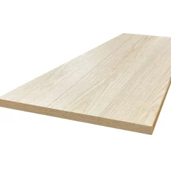 Plan de travail ilot central stratifié HPL chêne clair 1600 x 900 x 38 mm