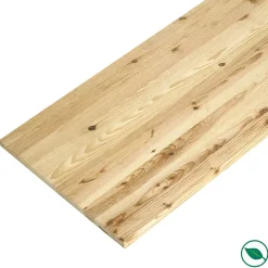 Plan de travail pin pour etabli maritime massif lamellé collé abouté 2000X650X36 mm