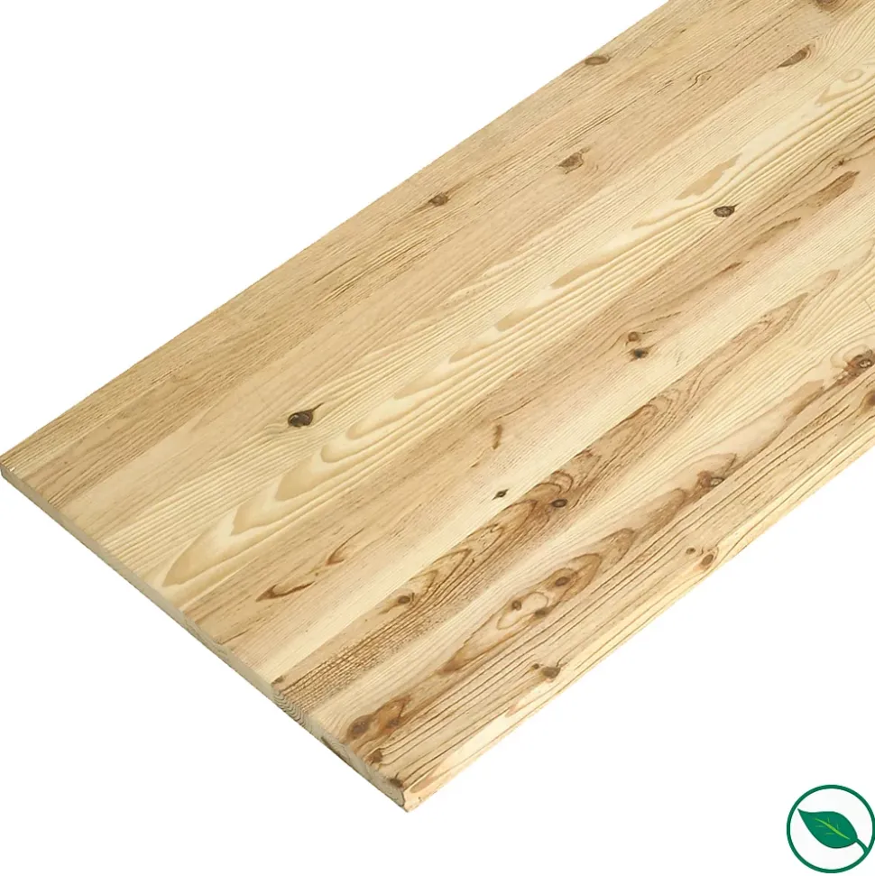 Plan de travail pin pour etabli maritime massif lamellé collé abouté 2000X650X36 mm