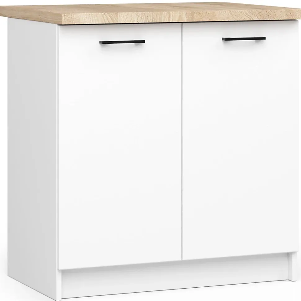 Plan de travail pour la cuisine AKORD S80 OLIWIA Chêne Sonoma 80 cm 80x60x3,2 cm