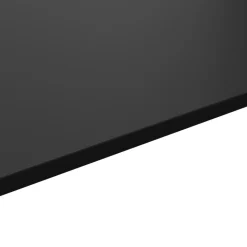 Plan de travail réversible compact 1 face aspect marbre noir / 1 face noir mat GoodHome Nepeta L.300 x l.62 x Ép.1,2 cm