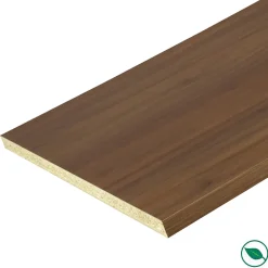 Plan de travail stratifié CPL Noyer 3020 x 635 x 28 mm