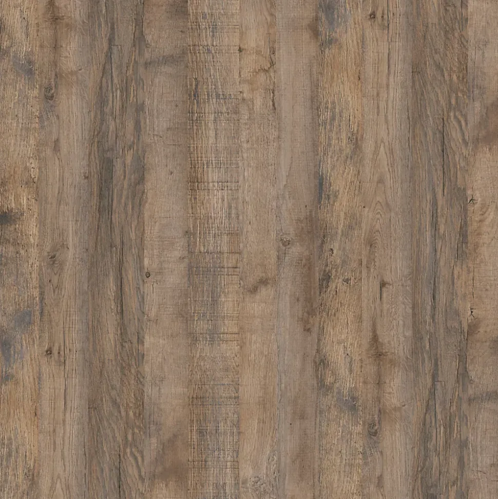 Plan de travail stratifié aspect bois vintage GoodHome Berberis L.300 x l.62 x Ép.3,8 cm