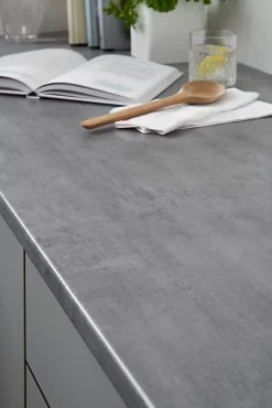 Plan de travail stratifié effet pierre claire L.246 x l.63,5 x Ép.2,8 cm 1er prix