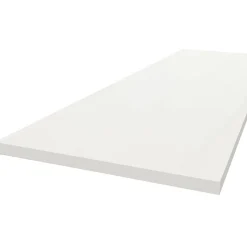 Plan de travail stratifié HPL blanc 2000 x 650 x 38 mm