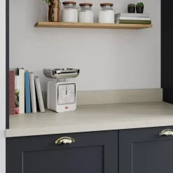 Plan de travail stratifié aspect bois pâle GoodHome Berberis L.300 x Ép.3,8 cm