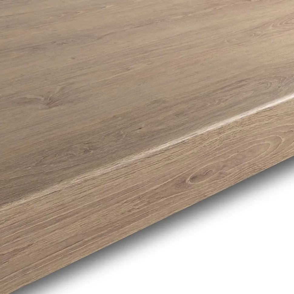 Plan de travail stratifié effet chêne Izee L. 246 cm x l. 63,5 cm x Ép. 38 mm