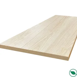 Plan de travail stratifié HPL chêne clair 2000 x 650 x 38 mm