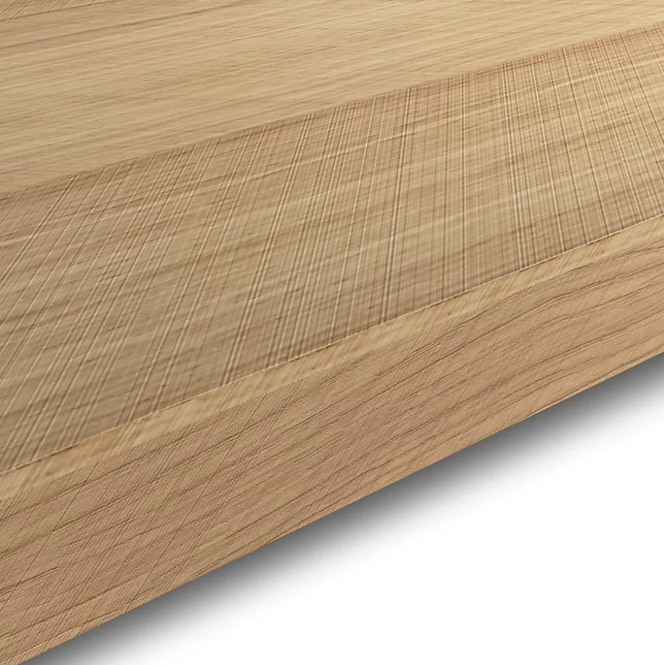 Plan de travail stratifié aspect chevron chêne GoodHome Berberis L.300 x l.62 x Ép.3,8 cm