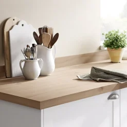 Plan de travail stratifié aspect chêne GoodHome Kala L.300 x l.62 x Ép.3,8 cm