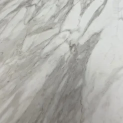 Plan de travail stratifié HPL marbre blanc 3000 x 650 x 38 mm