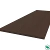 Plan de travail stratifié HPL chêne brun 3000 x 650 x 38 mm