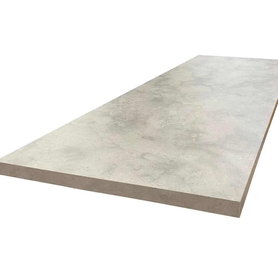 Plan de travail stratifié HPL pierre naturelle 3000 x 650 x 38 mm