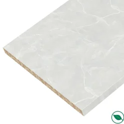 Plan de travail stratifié marbre 2770 x 640 EP 28 mm