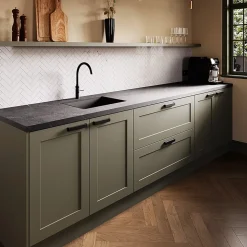 Plan de travail stratifié CPL Marbre noir 3040 x 640 x 38 mm