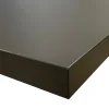 Plan de travail stratifié HPL noir mat 2000 x 650 x 38 mm