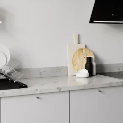 Plan de travail stratifié aspect granit clair GoodHome Berberis L.300 x Ép.3,8 cm