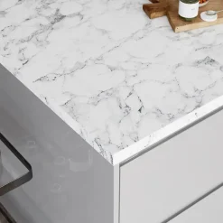 Plan de travail stratifié aspect quartzite GoodHome Berberis L.300 x Ép.3,8 cm