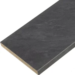 Plan de travail stratifié ardoise foncé 1850 x 610 x 28 mm