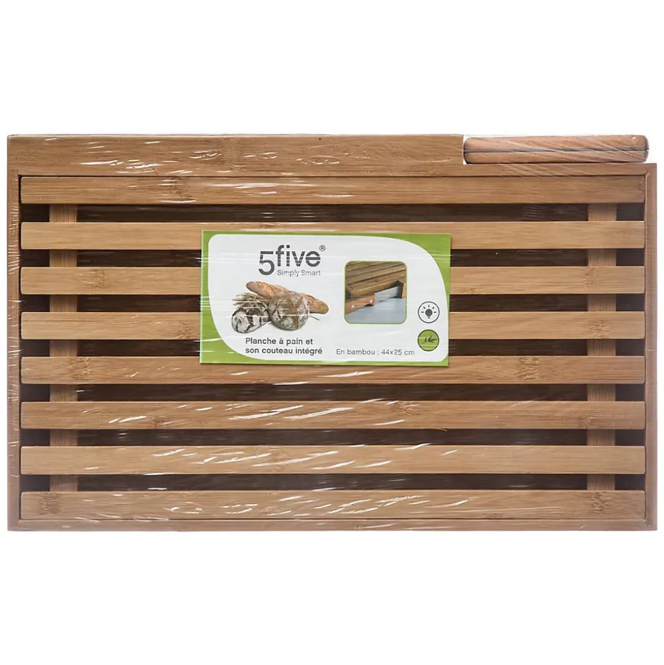 Planche à découper à pain 44x27 cm Bambou - 5Five