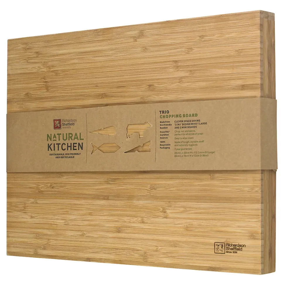 Planche à découper 3 pièces en bambou Bois - Trio par Richardson Sheffield
