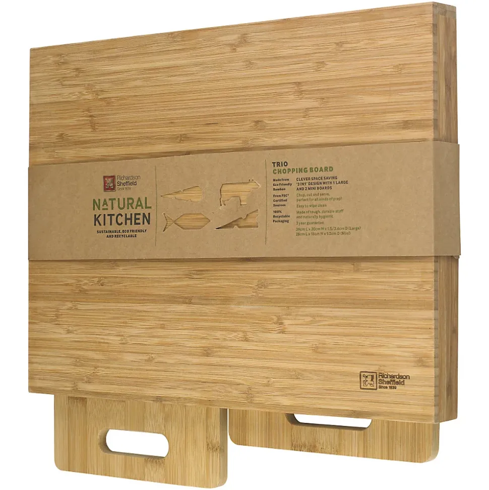 Planche à découper 3 pièces en bambou Bois - Trio par Richardson Sheffield