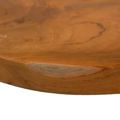 Planche à découper - plateau décoratif rond 30 cm bois de teck - NATE