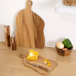 Planche à découper Acacia 45x20cm beige - Beige- 5five