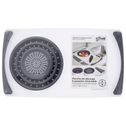 Planche à découper avec passoir retractable - 5Five