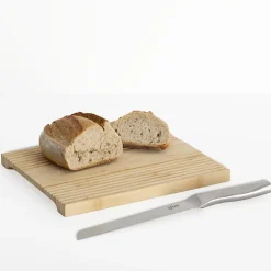 Planche à découper avec rainures en bambou 30x24cm - Beige- 5five