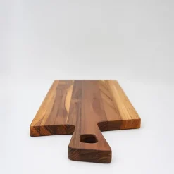 Planche à Découper de Cuisine en Bois Teck Massif Indo - 14x170x500mm