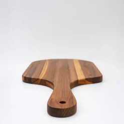 Planche à Découper de Cuisine en Bois Teck Massif Indo - 14x195x500mm