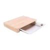 Planche à découper en bambou avec tiroir intégré 38x26 cm