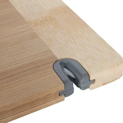 Planche à découper en bambou avec aiguiseur intégré