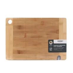 Planche à découper en bambou avec aiguiseur intégré