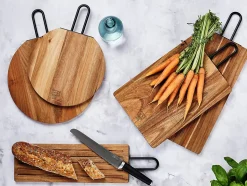 Planche à découper en bois d'acacia STINE - 33 x 23cm