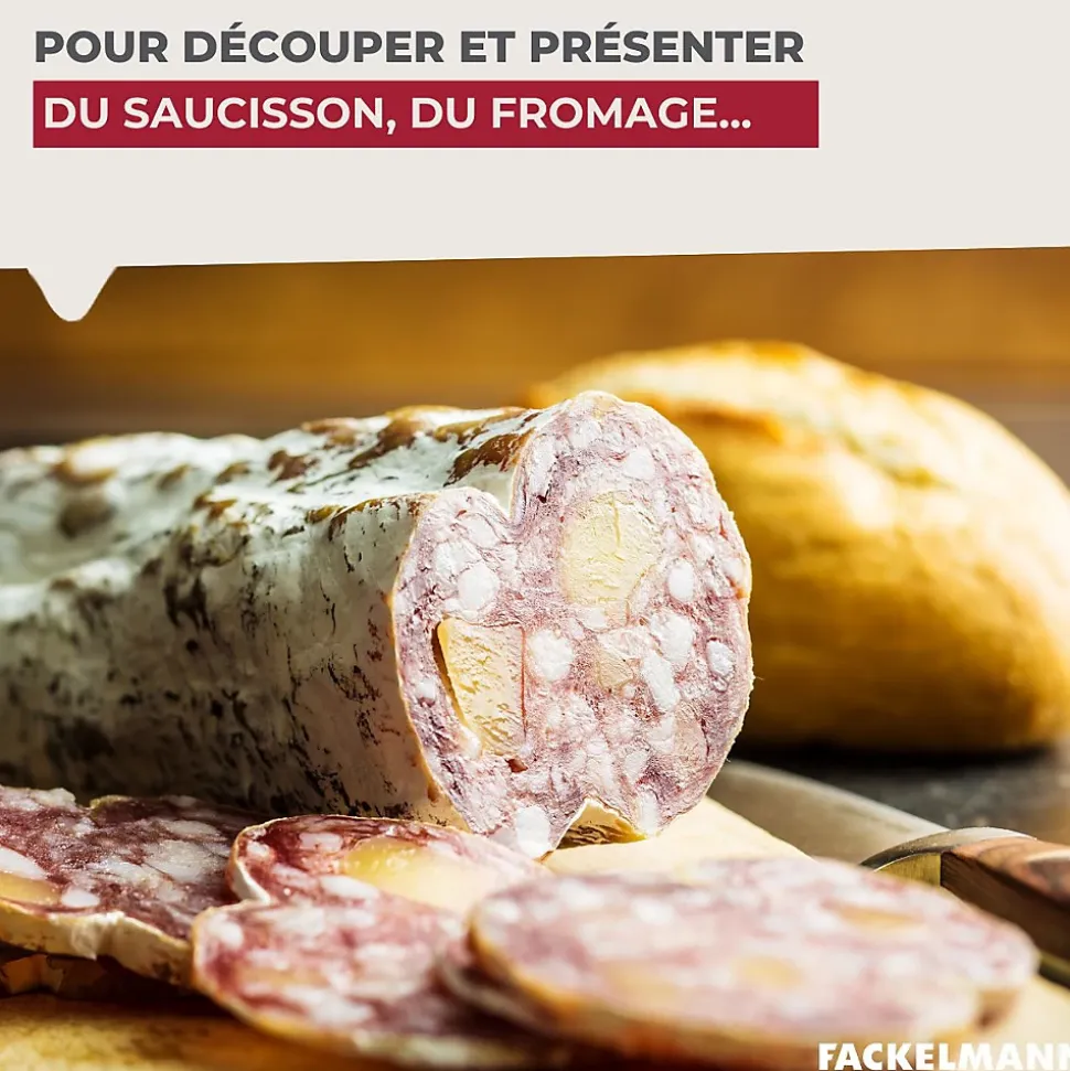 Planche à découper en hévéa Fackelmann Boissellerie