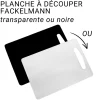 Planche à découper en plastique 34 x 24 cm Fackelmann Basic