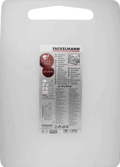 Planche à découper en plastique 34 x 24 cm Fackelmann Basic