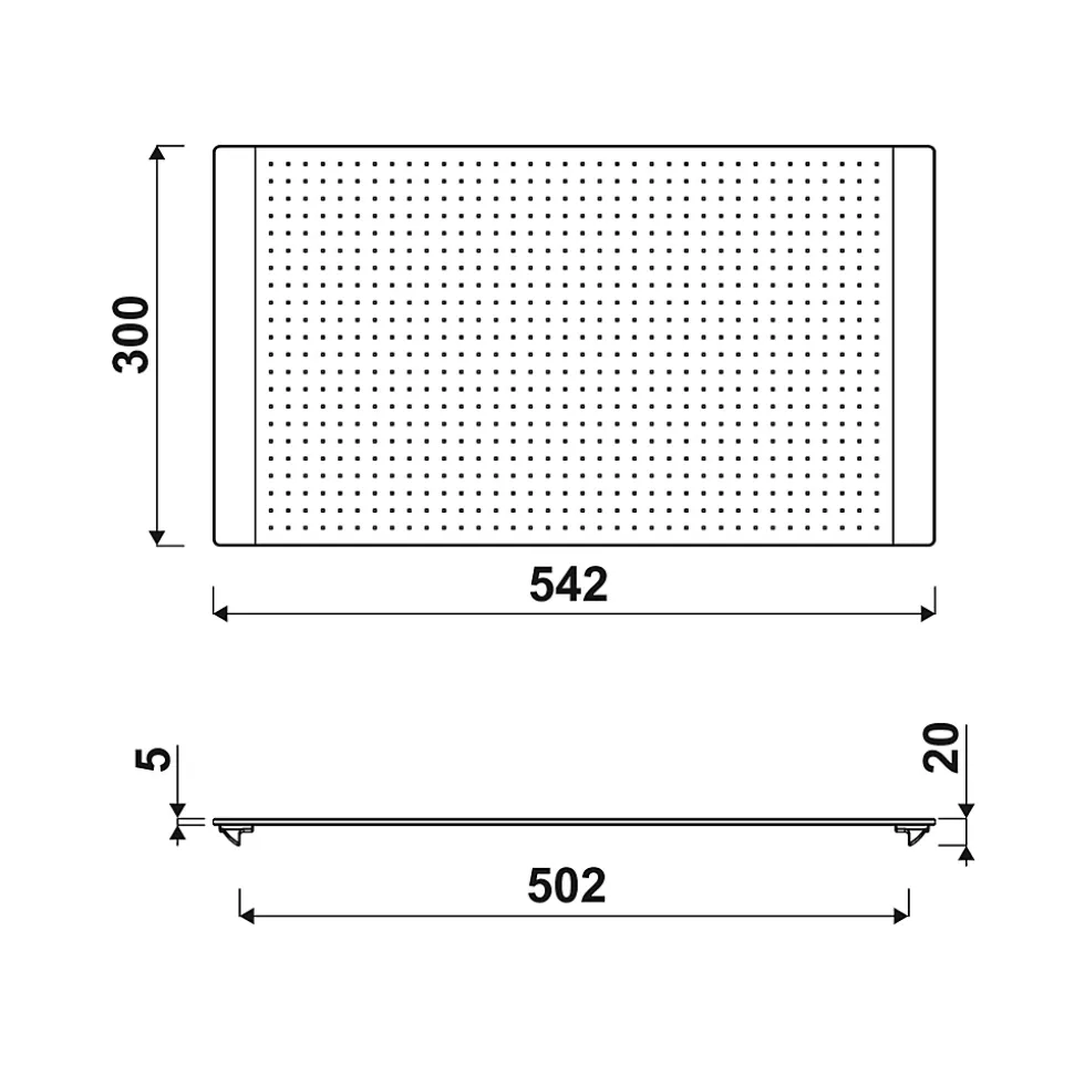 Planche à découper en verre JADE