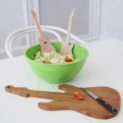 Planche à découper Guitare en Bois - Kikkerland