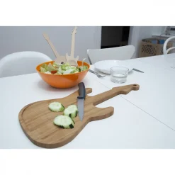 Planche à découper Guitare en Bois - Kikkerland