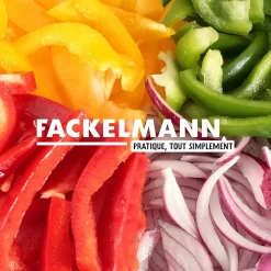 Planche à découper, hêtre avec rigolle et collecteur de sang 45 x 25 cm Fackelmann Wood Edition